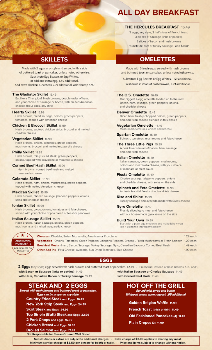 Olympic Star Restaurant Menu - Image 4